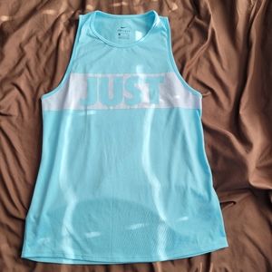 Nike Dri-Fit light blue tank top